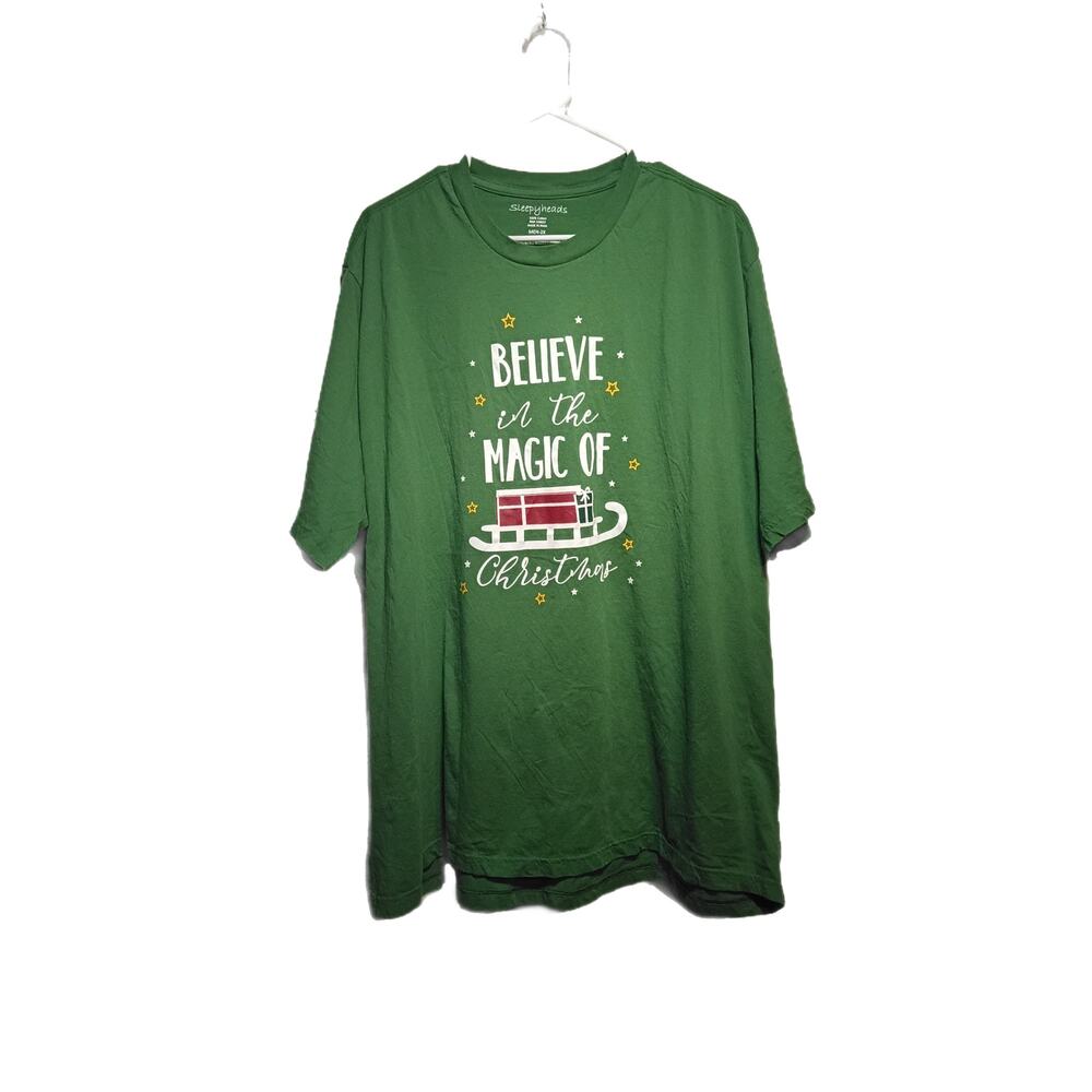 Sleepyheads Men's Christmas Shirt Size 2X